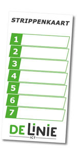 onderhoud geregeld met een strippenkaart